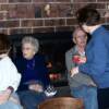 Socializing at the Fireplace